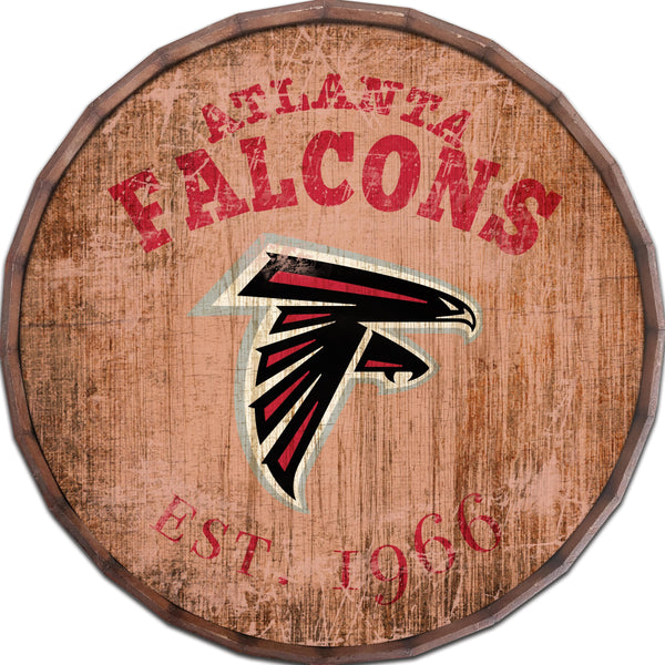 Atlanta Falcons 0938-Est date barrel top 16"