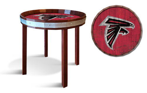 Atlanta Falcons 1092-24" Barrel top end table