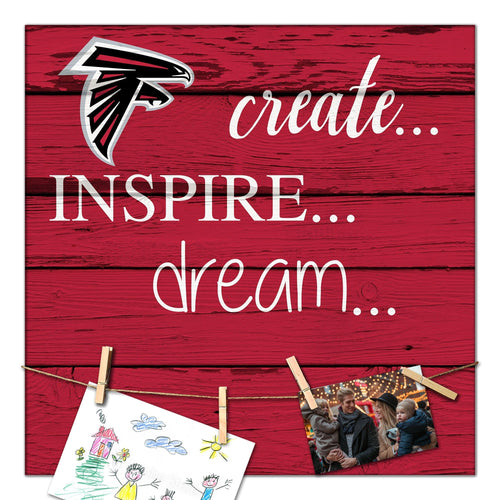 Atlanta Falcons 2011-18X18 Create, Inspire, Dream sign