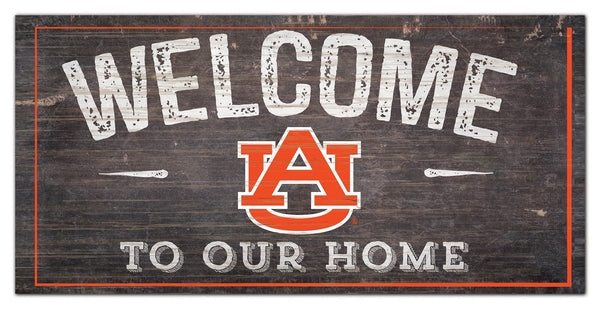Auburn Tigers 0654-Welcome 6x12