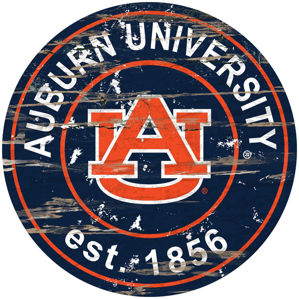 Auburn Tigers 0659-Established Date Round