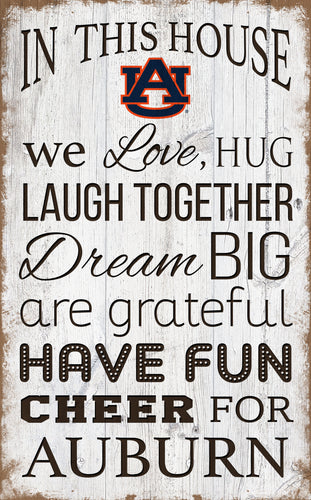 Auburn Tigers 0976-In This House 11x19