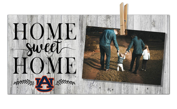 Auburn Tigers 1030-Home Sweet Home Clothespin Frame 6x12