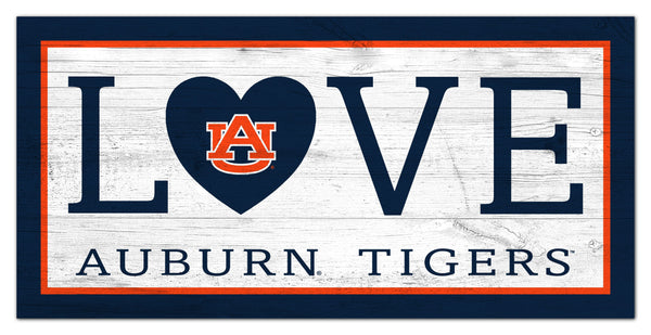 Auburn Tigers 1066-Love 6x12