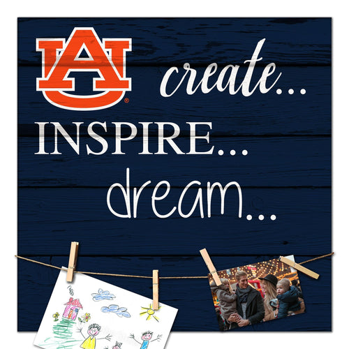 Auburn Tigers 2011-18X18 Create, Inspire, Dream sign