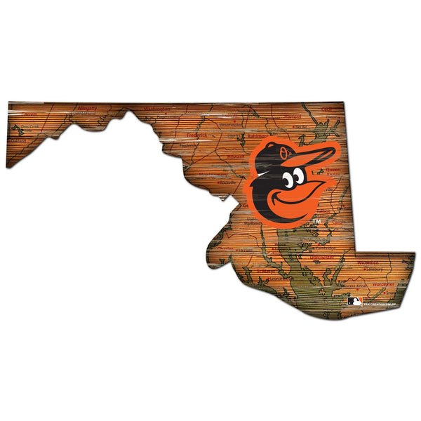 Baltimore Orioles 0728-24in Distressed State