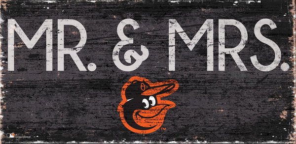 Baltimore Orioles 0732-Mr. and Mrs. 6x12
