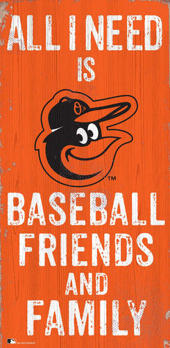 Baltimore Orioles 0738-Friends and Family 6x12