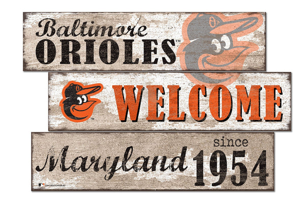 Baltimore Orioles 1027-Welcome 3 Plank