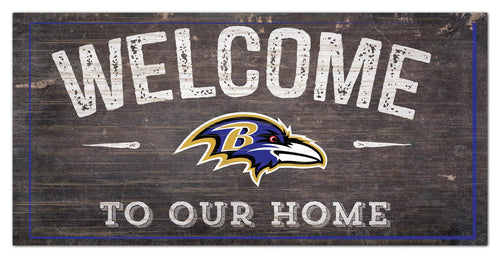 Baltimore Ravens 0654-Welcome 6x12