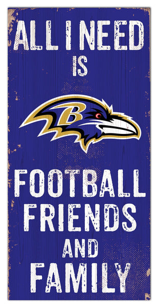 Baltimore Ravens 0738-Friends and Family 6x12