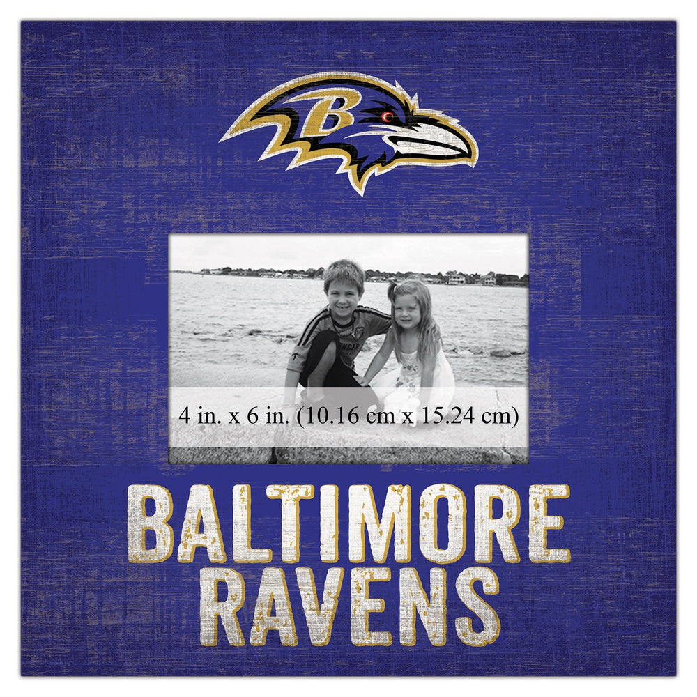 Baltimore Ravens 0739-Team Name 10x10 Frame