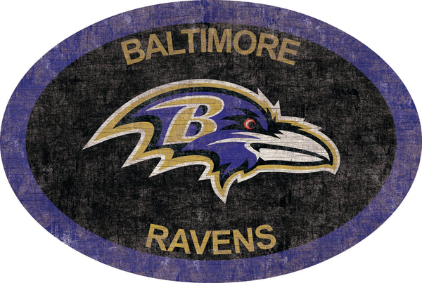 Baltimore Ravens 0805-46in Team Color Oval