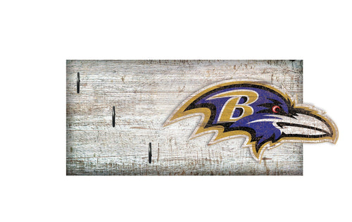 Baltimore Ravens 0878-Key Holder 6x12