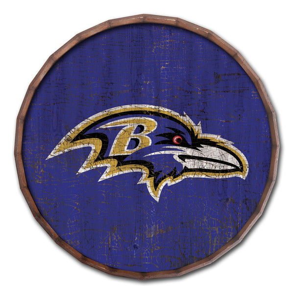Baltimore Ravens 0939-Cracked Color Barrel Top 16"