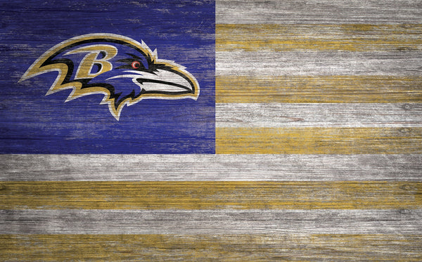 Baltimore Ravens 0940-Flag 11x19