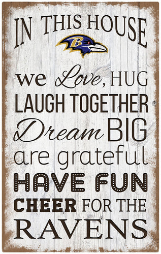 Baltimore Ravens 0976-In This House 11x19