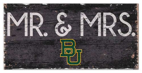 Baylor Bears 0732-Mr. and Mrs. 6x12