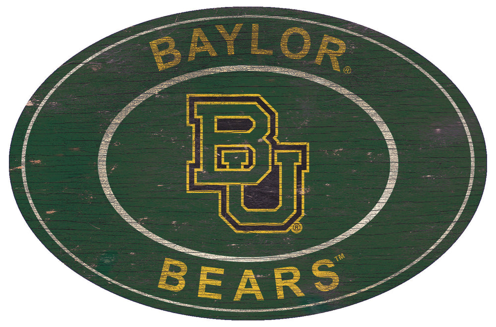 Baylor Bears 0801-46in Heritage Logo Oval
