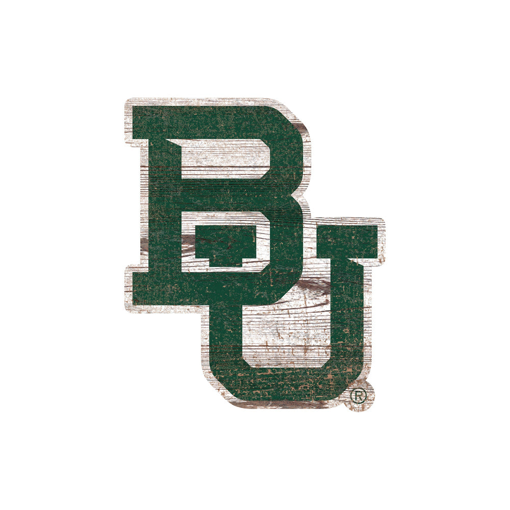 Baylor Bears 0843-Distressed Logo Cutout 24in
