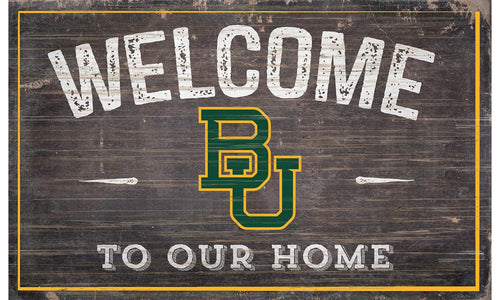 Baylor Bears 0913-11x19 inch Welcome Sign