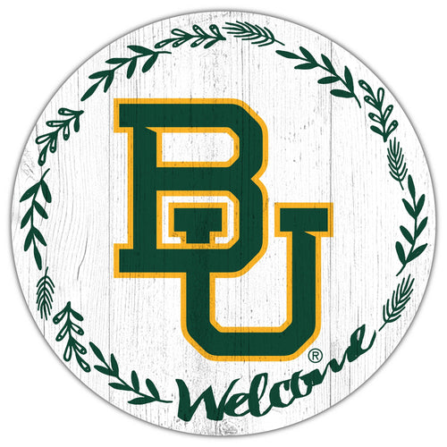 Baylor Bears 1019-Welcome 12in Circle