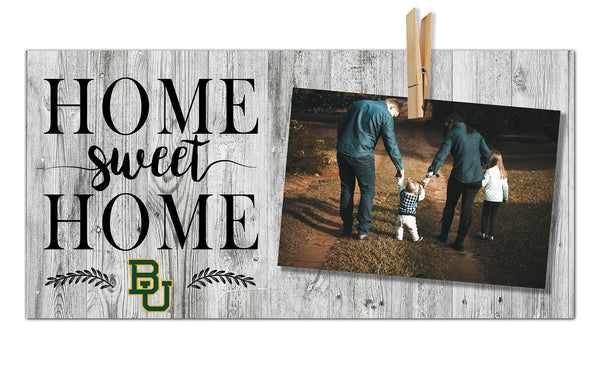 Baylor Bears 1030-Home Sweet Home Clothespin Frame 6x12