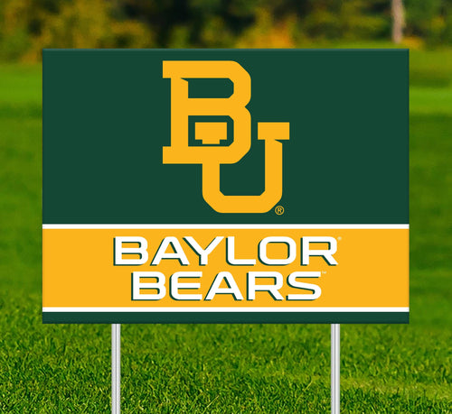 Baylor Bears 2032-18X24 Team Name Yard Sign