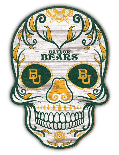 Baylor Bears 2044-12�? Sugar Skull Sign
