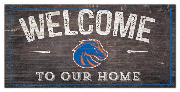 Boise State Broncos 0654-Welcome 6x12