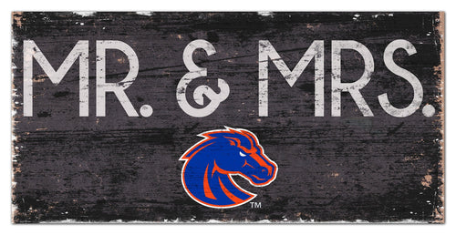 Boise State Broncos 0732-Mr. and Mrs. 6x12