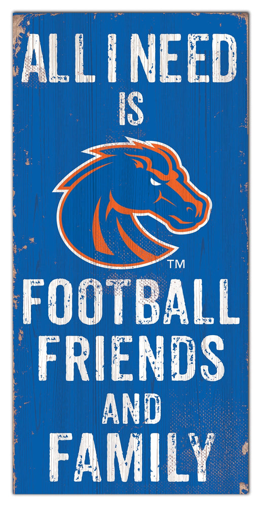 Boise State Broncos 0738-Friends and Family 6x12