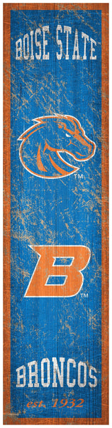 Boise State Broncos 0787-Heritage Banner 6x24