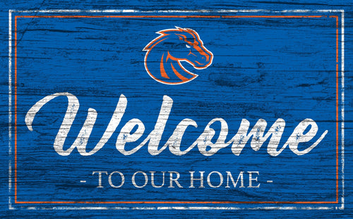 Boise State Broncos 0977-Welcome Team Color 11x19