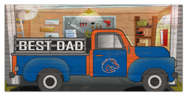 Boise State Broncos 1078-6X12 Best Dad truck sign