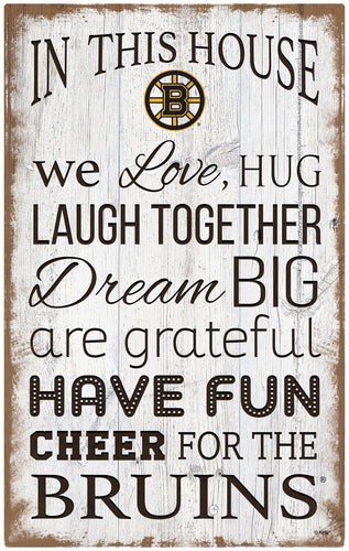 Boston Bruins 0976-In This House 11x19