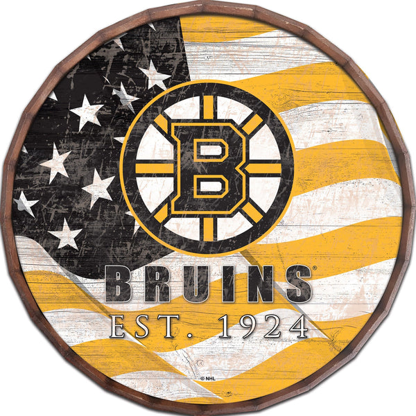 Boston Bruins 1002-Flag Barrel Top 16"