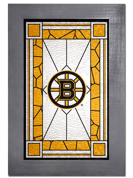 Boston Bruins 1017-Stained Glass