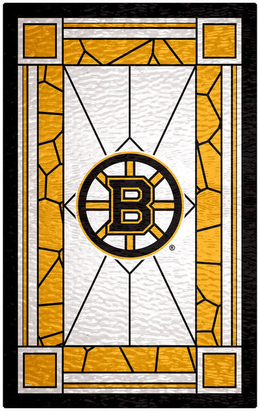 Boston Bruins 1017-Stained Glass