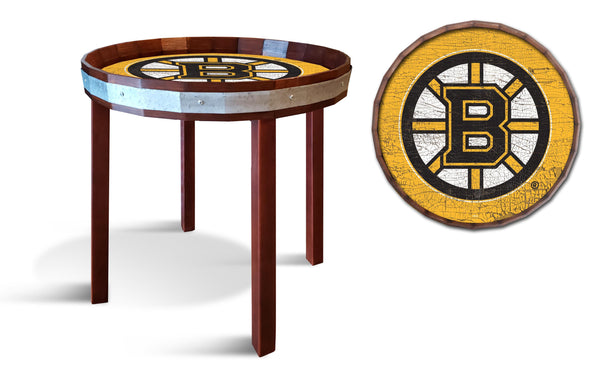 Boston Bruins 1092-24" Barrel top end table