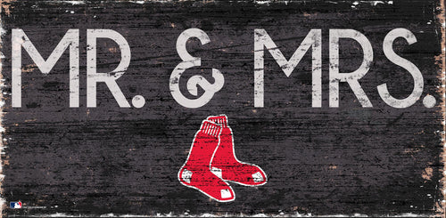 Boston Red Sox 0732-Mr. and Mrs. 6x12