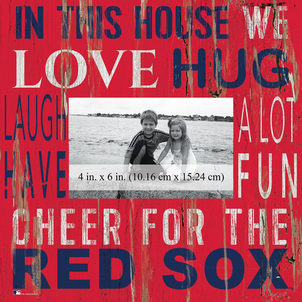Boston Red Sox 0734-In This House 10x10 Frame