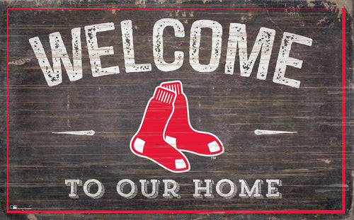 Boston Red Sox 0913-11x19 inch Welcome Sign