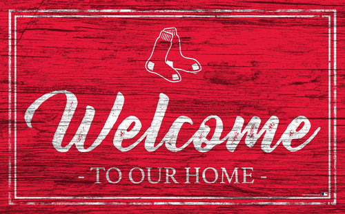 Boston Red Sox 0977-Welcome Team Color 11x19