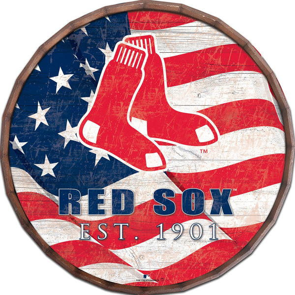 Boston Red Sox 1002-Flag Barrel Top 16"