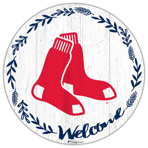 Boston Red Sox 1019-Welcome 12in Circle
