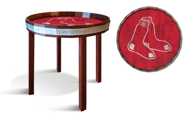 Boston Red Sox 1092-24" Barrel top end table