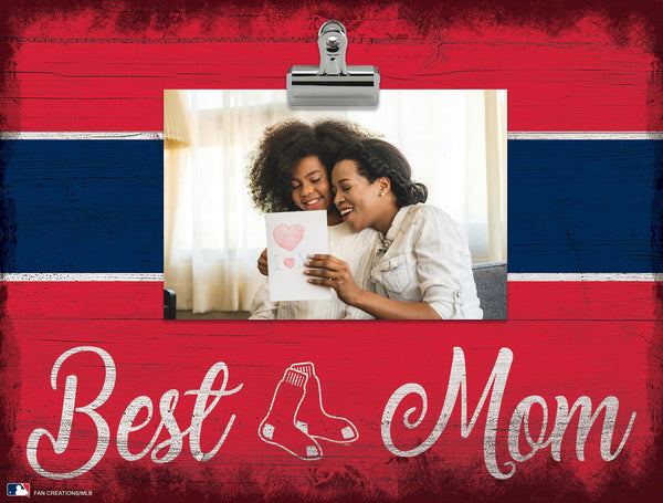Boston Red Sox 2017-Best Mom Clip Frame