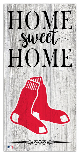 Boston Red Sox 2025-6X12 Whitewashed Home Sweet Home Sign