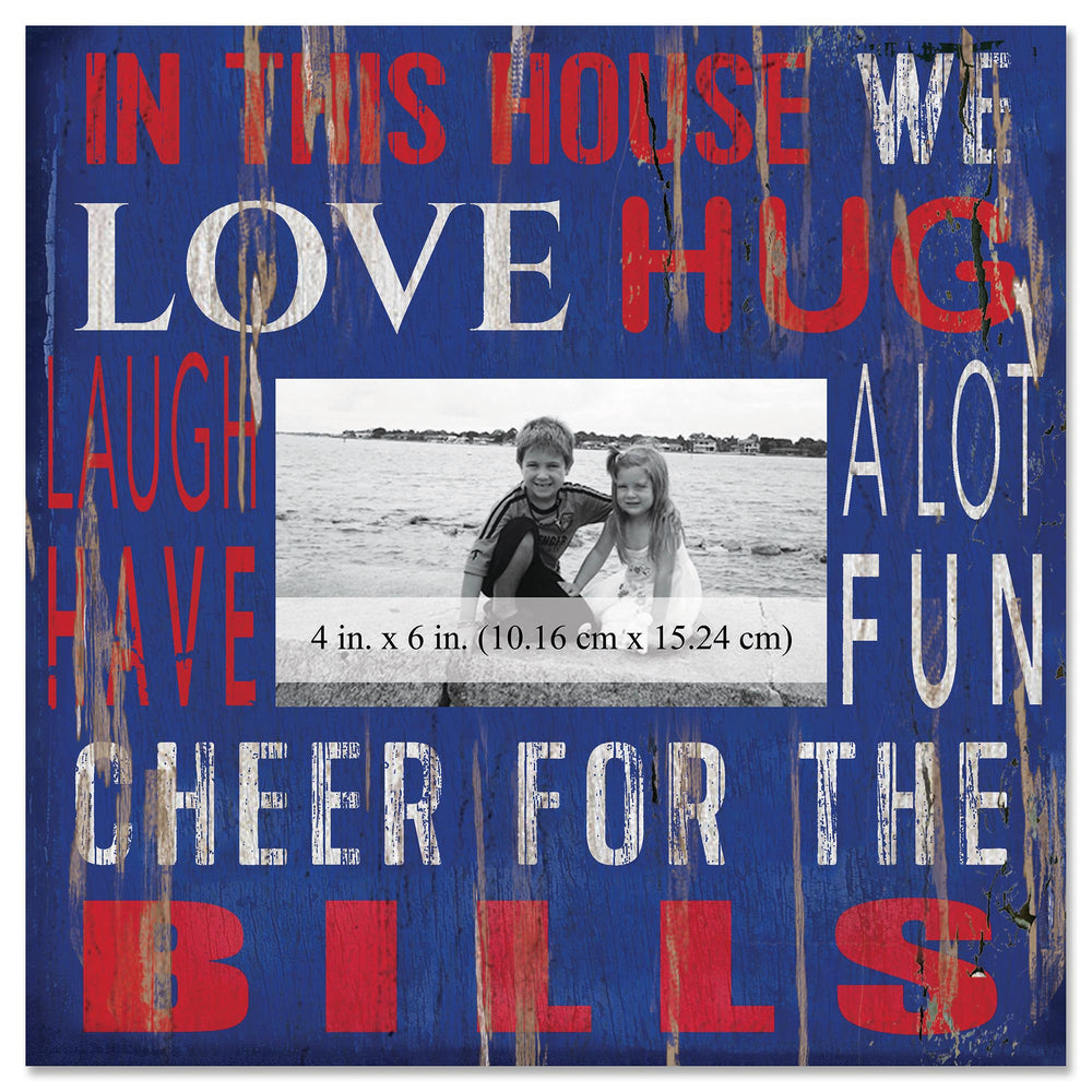 Buffalo Bills 0734-In This House 10x10 Frame